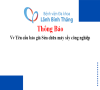 Thông báo Vv Yêu cầu báo giá Sửa chữa máy sấy công nghiệp
